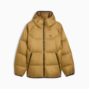 Kurtka puchowa męska Puma HOODED DOWN PUFFER brązowa 68838269