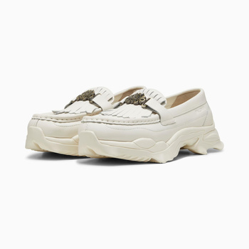 Buty skórzane damskie Puma NITEFOX LOAFER L PALOMO beżowe 39684001