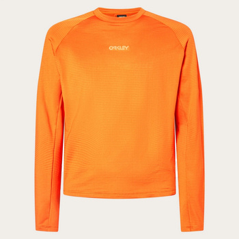 Longsleeve rowerowy męski Oakley SEEKER REVEL THERMAL pomarańczowy FOA404906-700