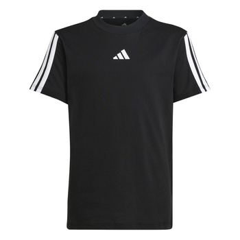 Koszulka dziecięca adidas ESSENTIALS czarna JD6487