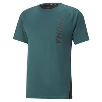 Koszulka męska Puma FIT zielona 52211924