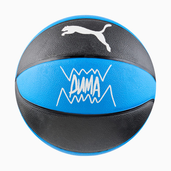 Piłka do koszykówki unisex Puma TEAMJAWS niebieska 08468801