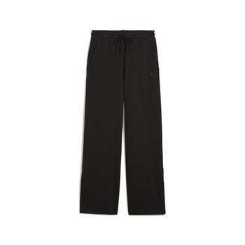 Spodnie dresowe damskie Puma HER COMFORT HIGH-WAIST STRAIGHT czarne 68506101
