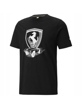 Koszulka męska Puma FERRARI RACE BIG SHIELD czarna 53818401