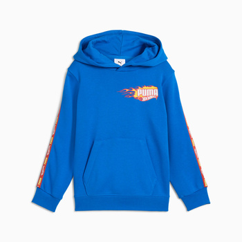 Bluza z kapturem chłopięca Puma X HOT WHEELS TR niebieska 63007158