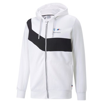 Bluza z kapturem męska Puma BMW MMS HDD biała 53586402