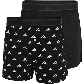 Bokserki męskie adidas BOXERS SHORTS 2-PACK czarne 4AM013-000