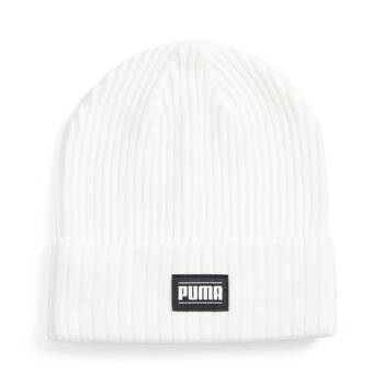 Czapka zimowa unisex Puma RIBBED CLASSIC CUFF biała 02403806