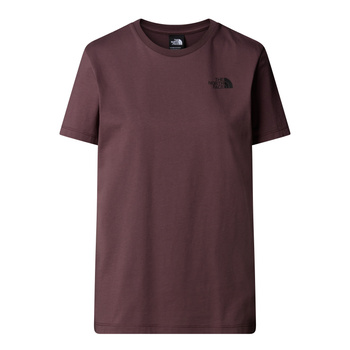 Koszulka damska The North Face BOX NSE EDGE OF LIGHT INFILL RELAXED fioletowa NF0A8E3JES9