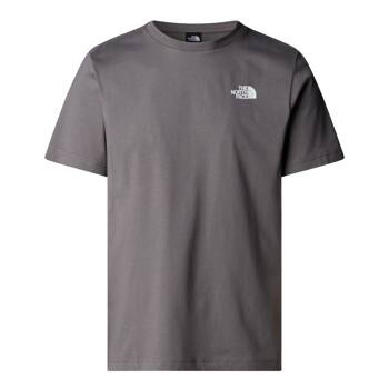 Koszulka męska The North Face S/S REDBOX szara NF0A87NPARX