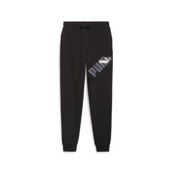 Spodnie dresowe chłopięce Puma POWER GRAPHIC TR CL czarne 67925701