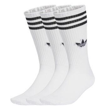 Skarpety unisex adidas 3-STRIPES HIGH 3-PACK białe JV7416