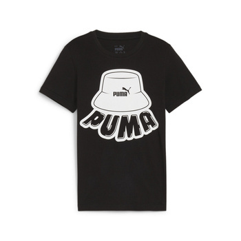 Koszulka chłopięca Puma ESS+ MID 90S GRAPHIC czarna 67972001