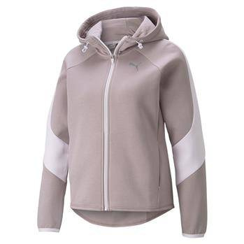 Bluza z kapturem damska Puma EVOSTRIPE FULL-ZIP różowa 84707318