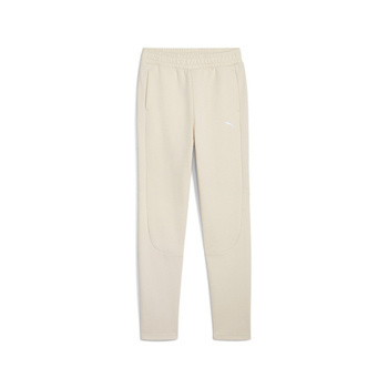 Spodnie dresowe damskie Puma EVOSTRIPE DK OP beżowe 68505187