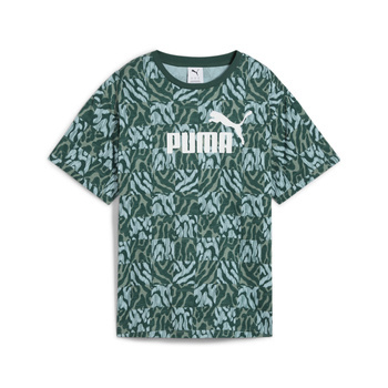Koszulka damska Puma ESS GRAPHIC RELAXED AOP zielona 68507030