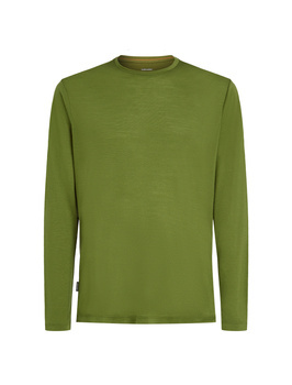 Longsleeve męski Icebreaker MER 125 COOL-LITE SPHERE III zielony IB0A56ZL0BD