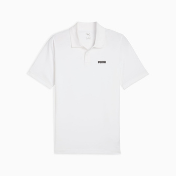 Koszulka polo męska Puma ESS SMALL LOGO PIQUE biała 68676202