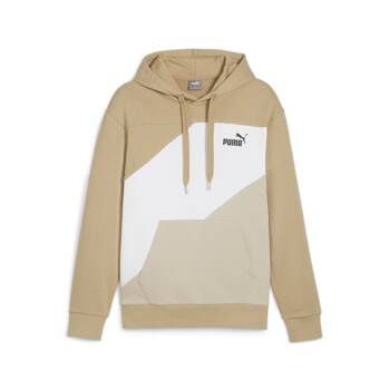 Bluza z kapturem męska Puma POWER COLORBLOCK TR beżowa 67893183
