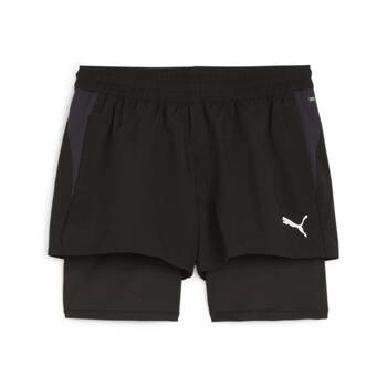 Spodenki damskie Puma TEAMGOAL 2IN1 czarne 65877503
