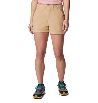 Spodenki damskie Columbia FIRWOOD CAMP II beżowe 1885313262
