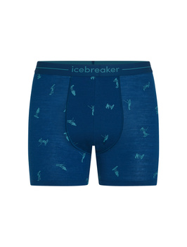 Bokserki męskie Icebreaker 150 ANATOMICA niebieskie IB0A57340H8