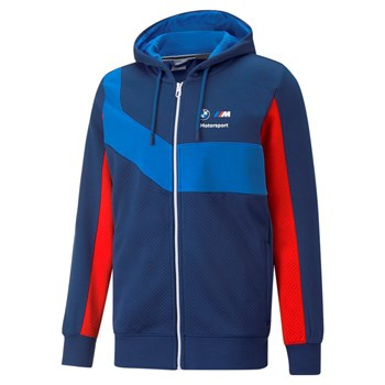 Bluza z kapturem męska Puma BMW MMS HDD niebieska 53586404