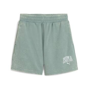 Spodenki damskie Puma CLASS WASHED 5 TR zielone 68503530