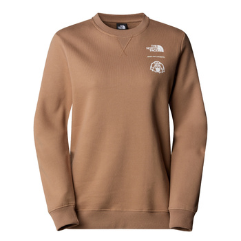 Bluza damska The North Face OUTDOOR GRAPHIC brązowa NF0A8C246IH