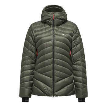 Kurtka puchowa damska Salewa ORTLES MEDIUM 3 zielona 00-0000028719_5A50