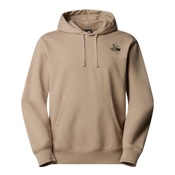 Bluza z kapturem unisex The North Face FLOWER DOME RELAXED beżowa NF0A8EGZBOX