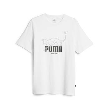 Koszulka męska Puma GRAPHICS ANIMAL biała 67719002