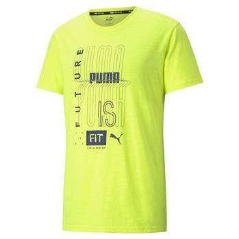 Koszulka męska Puma PERFORMANCE GRAPHIC SS żółta 52014830
