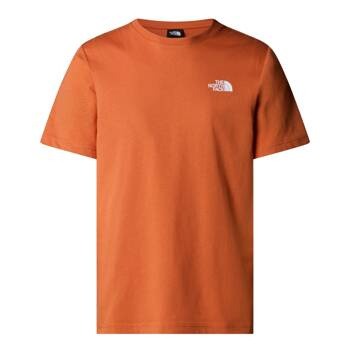 Koszulka męska The North Face S/S REDBOX pomarańczowa NF0A87NP6D2