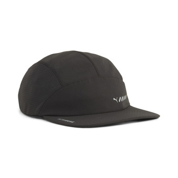 Czapka z daszkiem unisex Puma RUNNING PACKABLE 5 PANEL czarna 02616401