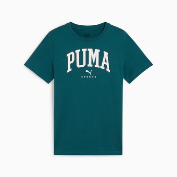 Koszulka chłopięca Puma SQUAD BIG GRAPHIC zielona 68277222