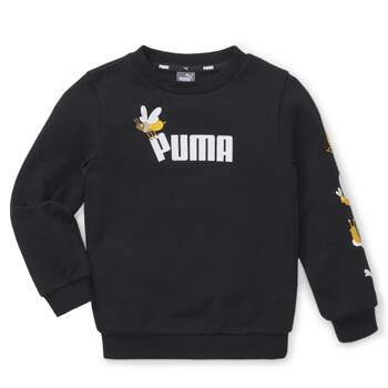 Bluza dziecięca Puma SMALL WORLD CREW TR czarna 67013101