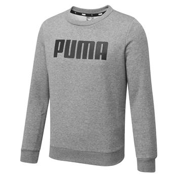 Bluza dziewczęca Puma ESS CREW FL szara 84759503