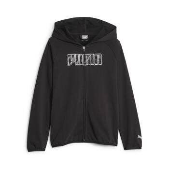 Bluza z kapturem chłopięca Puma ACTIVE SPORTS FZ TR czarna 67629101