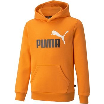Bluza z kapturem chłopięca Puma Core pomarańczowa 58698729
