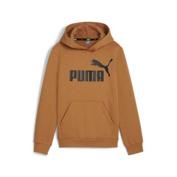 Bluza z kapturem chłopięca Puma ESS BIG LOGO FL brązowa 58696520