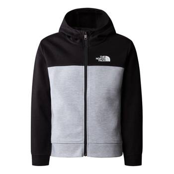 Bluza z kapturem chłopięca The North Face TECH szara  NF0A84MEDYX