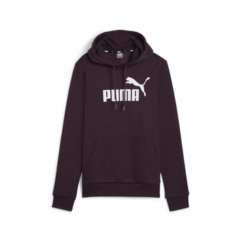 Bluza z kapturem damska Puma ESS LOGO fioletowa 58678946