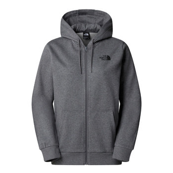 Bluza z kapturem damska The North Face SIMPLE DOME FULL ZIP szara NF0A89EWDYY