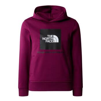 Bluza z kapturem dziecięca The North Face BOX bordowa NF0A855BI0H