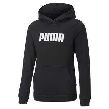 Bluza z kapturem dziewczęca Puma ESSENTIAL FL czarna 84758703