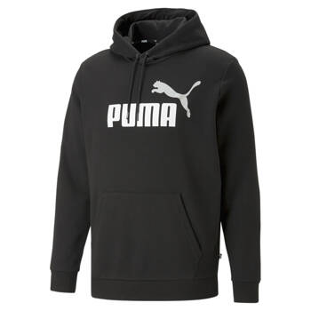 Bluza z kapturem męska Puma ESS + 2 COL BIG LOGO TR czarna 58676561