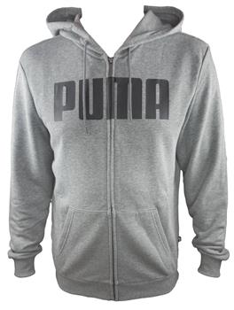 Bluza z kapturem męska Puma ESSENTIAL FULL-ZIP TR szara 85475802