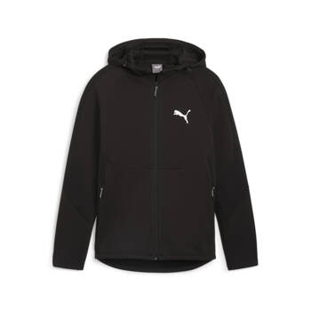 Bluza z kapturem męska Puma EVOSTRIPE FZ DK czarna 67899501