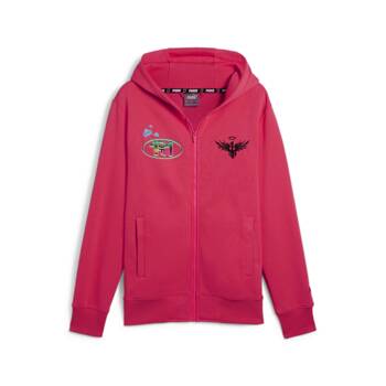 Bluza z kapturem męska Puma MELO 1LOVE FZ różowa 62778701